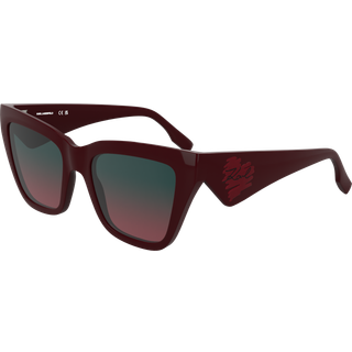 Karl Lagerfeld Kvinde KL6184S 601 Solbriller Injiceret Bordeaux Firkantet Normal