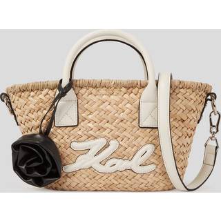 Karl Lagerfeld K/Signature Small Håndtaske natur/hvid