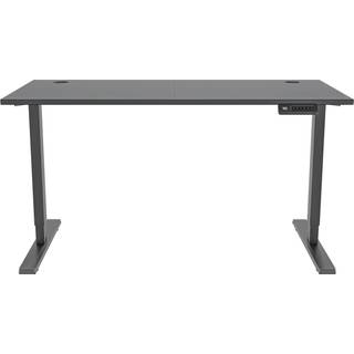 Piranha E-Base 120 højdejusterbart skrivebord (sort)