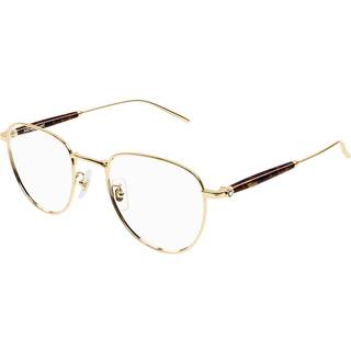 Montblanc Mand MB0410O 002 Optiske stel Metal Guld Transparent Sommerfugl