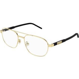 Gucci Mand GG1800O 001 Optiske stel Metal Guld Transparent Firkantet