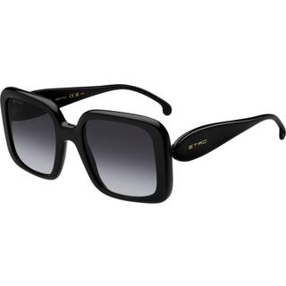 ETRO Kvinde ETRO 0083/S 807/9O Solbriller Acetat Sort Grå Firkantet Normal Skygge