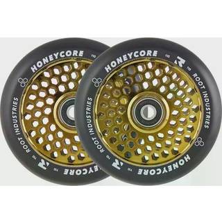 Root Honeycore Sort 110mm Hjul Til Løbehjul 2-Pak (110mm - Guld)