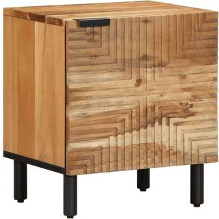 sengebord 40x33x46 cm massivt akacietræ