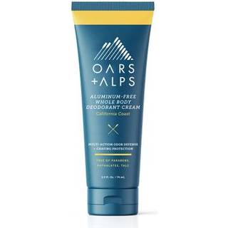 rer + alper helkropsdeodorantcreme til mnd - Multi-Action lugtforsvar - Aluminiumsfri bagepulver fri Anti-Chafe - 2,5 Ounce Tube - California C