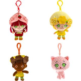 De lojala försökspersonerna Strawberry Shortcake Sweet Scented 4-Pack Set med Strawberry Shortcake Custard Orange Blossom Lemon maräng 4-tums Plu