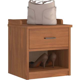 Entrébænk Sandnes 45X40X50 Cm Massivt Fyrretræ - akacie