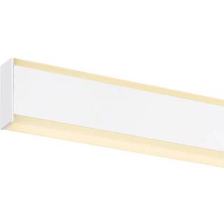 SLV LED-væglampe til badeværelset One Linear, 52 cm, hvid, metal, CCT