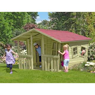 Crazy Felix legehus 3m2 + terrasse