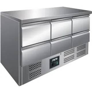 SARO Kølebord med 6 skuffer, model VIVIA S 903 S/S TOP - 6x 1/2 GN