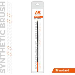 AK SYNTHETIC BRUSH - ROUND 4/0