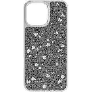 High Smartphone Schutzhülle, Verstreutes Design, iPhone® 16 Pro Max, Silberfarben