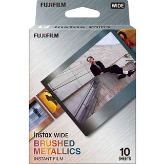 Fujifilm instax WIDE instant film, 10 film pakke, Brushed Metal