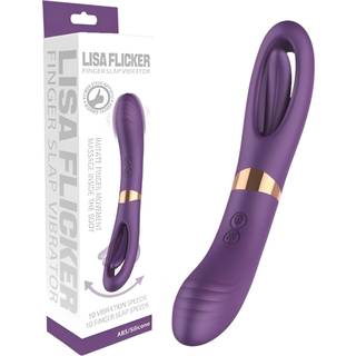 Funny Me Dual - Genopladelig 2-i-1 Tunge-Vibrator (Lilla)