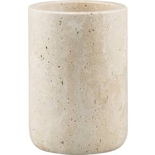 Mette Ditmer e Toothbrush Holder 10 Cm - Tandkrus Travertin Linen - TRATUM44