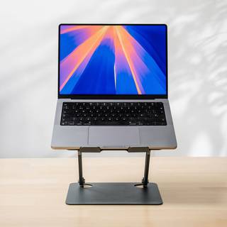 Lastan Fleksibel og justerbar støtte til Laptop 10 - 18 - Sort