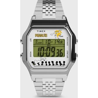 Timex x Peanuts T80 75th Anniversary Edition Digital Stainless Steel Bracelet Men's WatchTW2Y20000