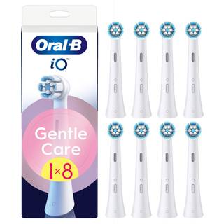 Oral-B iO Gentle Care tandbørstehoved 8-stk 778350 (hvid) - På lager i butik