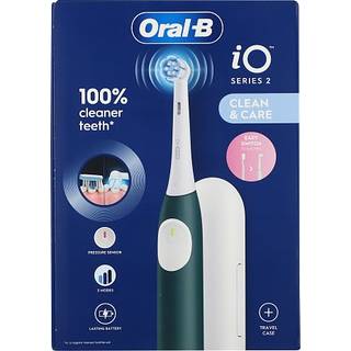Oral-B iO 2 elektrisk tandbørste - grøn (På lager i varehus)
