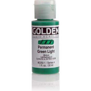 Golden Fluid Acrylics 30 ml - 2250 Permanent Green Light