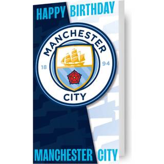 Manchester City Logo fødselsdagskort