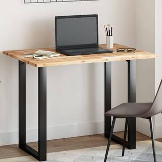 Bordplade Rektangulær Massivt Akacietræ - Naturlig (ubehandlet) / 80 x 70 x 2 cm