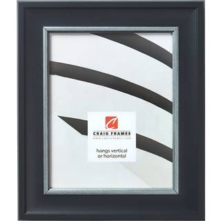 Craig rammer Martin Picture Frame 4 x 10 tommer sort fl?jl med s?lv