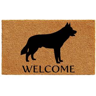 Calloway Mills AZ105591729 Siberian Husky Doormat 17 """" X 29 """" Natural/Black