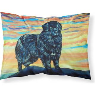 """" Caroline's Treasures 7518Pillowcase Newfoundland Moisture Wicking Fabric Standard Pillowcase Large Multicolor """"