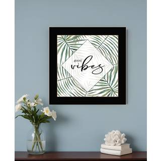 Gode ???ibber sort indrammet print v?gkunst