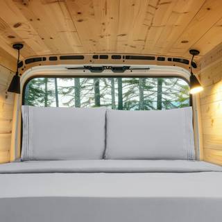 Elegant komfort Luksus 1500 Premium Hotel Quality Microfiber 4 -Piece Sheet Set - Wrinkle Resistent Ald Around Elastic Fitted Sheet Deep Pocket O