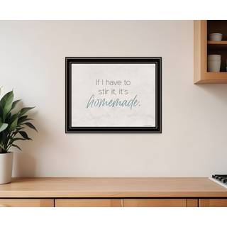 Det er hjemmelavet sort indrammet printv?gskunst