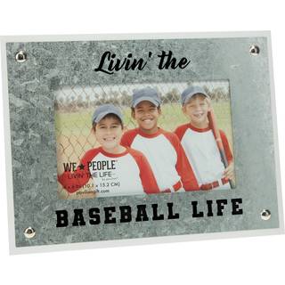 Pavilion Gift Company Livin 'The Baseball Life - 8,5x6,5 tommer Easel Picture Ramme