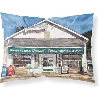 """" Caroline's Treasures 8109Pillowcase Trapanis Eatery Moisture Wicking Fabric Standard Pillowcase Large Multicolor """"