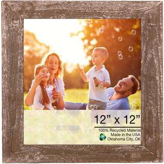 12x12 Rustik espresso -billedramme