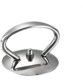 PZRT Universal Pot Lid Cover Knob H?ndter rustfrit st?ludskiftning Kogegrad L?geh?ndtagsknap med tre l?ngde Monteringsskruer og silikonevaskemask