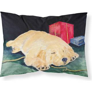 """" Caroline's Treasures SS8576Pillowcase Golden Retriever Moisture Wicking Fabric Standard Pillowcase Large Multicolor """"