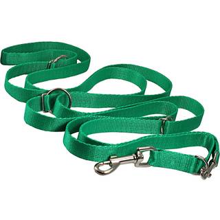 Hunde min k?rlighed 3/4 """" bred 6-vejs europ?isk multifunktionel nylonhund snor justerbar bly 5.5 """"-10 'lang (gr?n)