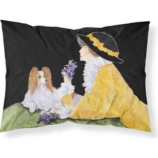 """" Caroline's Treasures SS8633Pillowcase Papillion Moisture Wicking Fabric Standard Pillowcase Large Multicolor """"