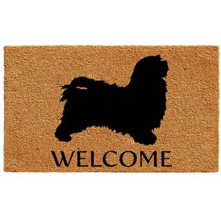 Calloway Mills AZ105681729 Havanese Doormat 17 """" X 29 """" Natural/Black