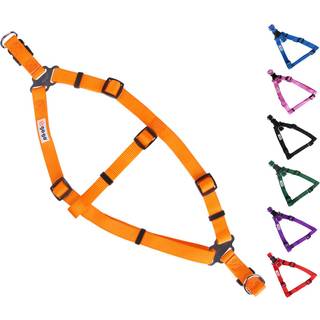 Gogo Pet Products Comfy Nylon 3/8-tommer Justerbar Easy Pet Harness X-Small Orange