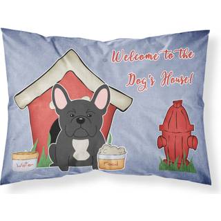 """" Caroline's Treasures Dog House Collection French Bulldog Black Stof Standard Pillowcase BB2768Pillowcase Multicolor """"