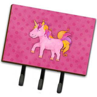 """" Caroline's Treasures Unicorn Watercolor Wall Hook Triple Multicolor """"
