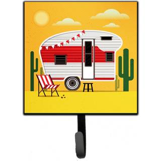 """" Caroline's Treasures Greatest Adventure Retro Camper Desert Wall Hook Small Multicolor """"