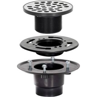 EZ-FLO 2 tommer x 3 tommer ABS Lavt profil Floor & Bruser Drain Rustfrit st?lnet 15342