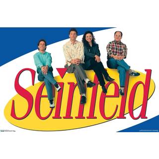 Trends International Seinfeld - Logo Wall Plakat 22.375 """" X 34 """" Uframmet version
