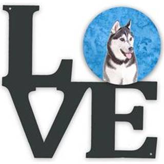 Blue Alaskan Malamute Metal Wall Artwork Love KJ1224Buwalv
