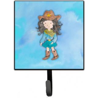 """" Caroline's Treasures Cowgirl Watercolor Wall Hook Small Multicolor """"