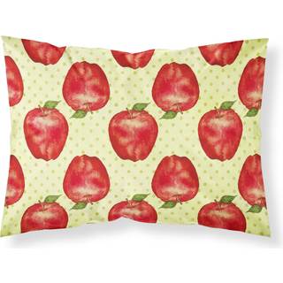 """" Caroline's Treasures Watercolor Apples and Polkadots Pillowcase Standard Multicolor """"