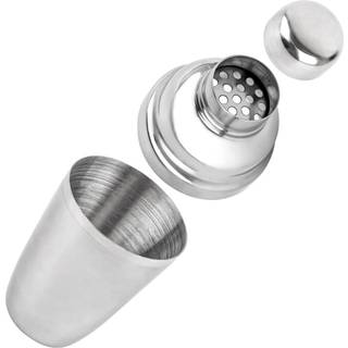 Auear lille rustfrit st?l cocktail shaker 8,4 oz/250 ml martini shakers bar shaker v?rkt?jer s?lv